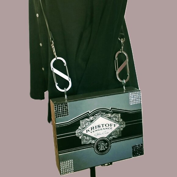 Suenos de Saundra Upcycled Collection, EXTREMELY RARE KRISTOFF Cigar Box, Purse - Picture 2 of 12